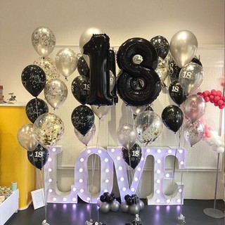 Bong bóng tạo hình số 1 2 3 4 5 6 7 8 9 để trang trí tiệc sinh nhật tiện lợi cỡ 28inch