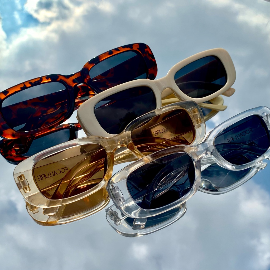 Kính Mát Gọng Nhựa Thời Trang Phong Cách Retro Thương Hiệu FOCALLURE