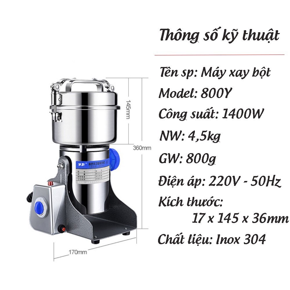 Máy Xay Bột Khô Đa Năng Seka Z10, Máy Xay, máy Nghiền bột, xay thịt cá, hương liệu...[ Bảo Hành 36 Tháng]