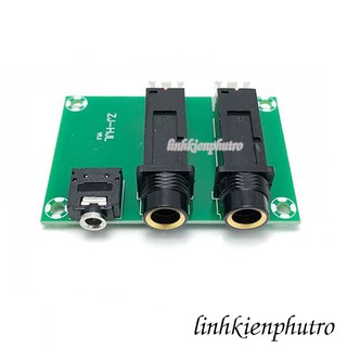 Mạch Chuyển 2 Jack Micro 6.5mm Và Jack 3.5mm Sang Header 3 Pin
