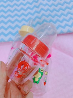 Bình Sữa Cacara Núm Mềm Cho Bé đủ size(Có Van Chống Sặc)