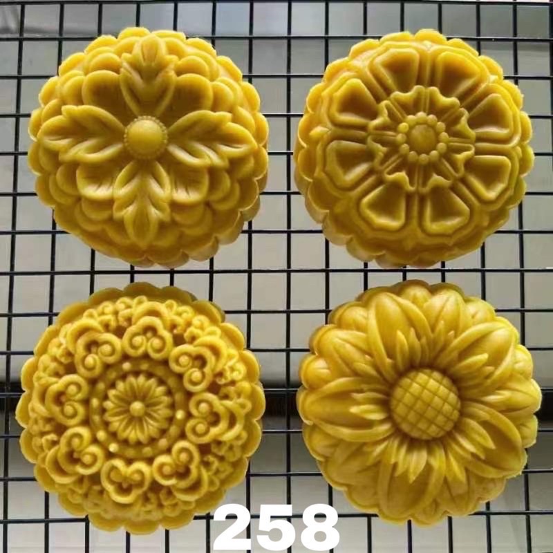 Khuôn trung thu lò xo 2022 - 4 mặt tròn