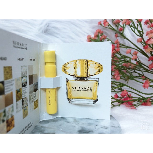 [ Siêu thơm] Ống Nước Hoa VERSACE YELLOW DIAMOND 1ml