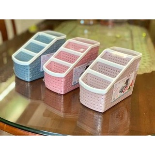 Hộp đựng điều khiển, bút viết, đồ dùng học tập 4 ngăn cho học sinh, sinh viên, dân văn phòng thiết kế để bàn tiện lợi