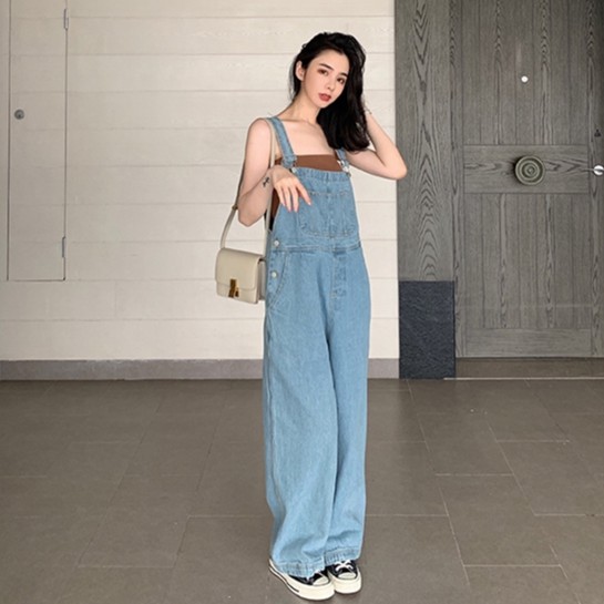 Quần jeans nữ kiểu dáng vintage thời trang phong cách Hàn Quốc