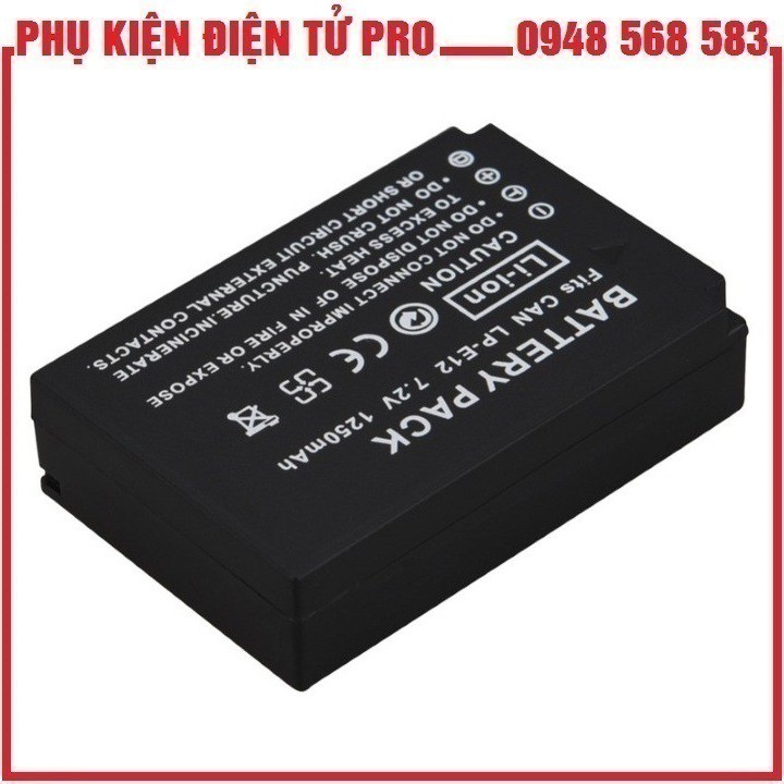 PIN MÁY ẢNH CANON LP-E12 1250MAH