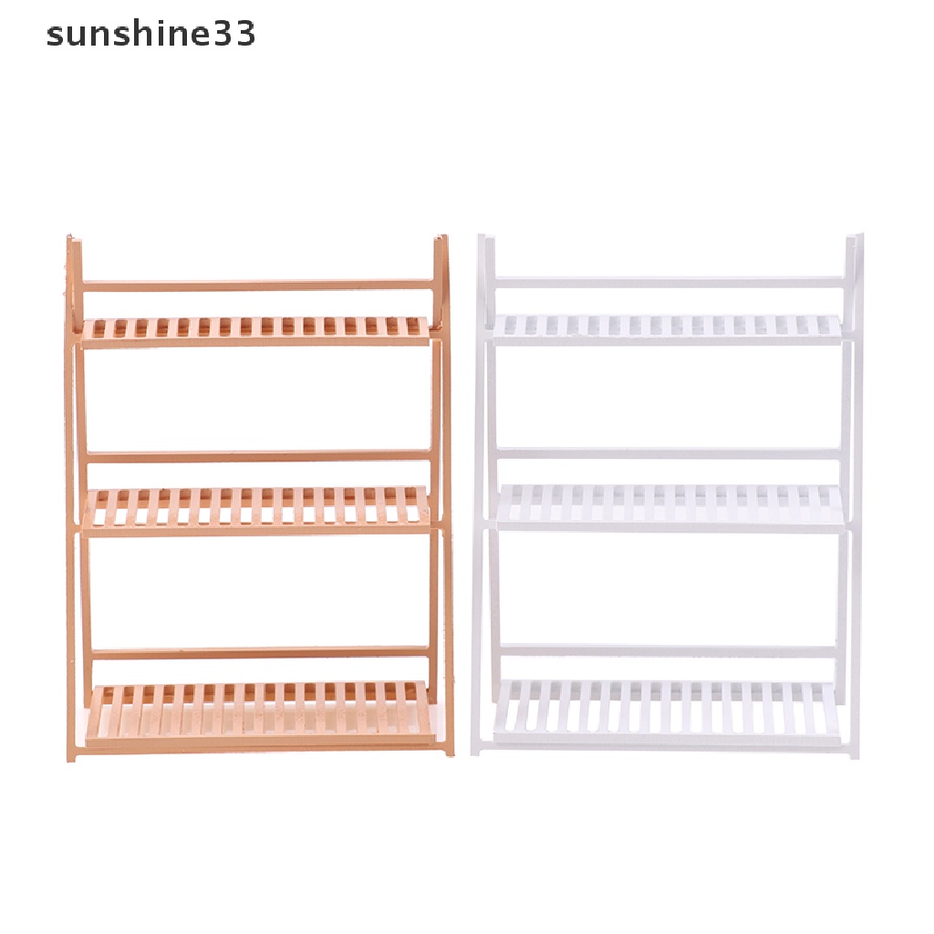 Giá đỡ chậu hoa đơn giản để trang trí nhà búp bê 1:20