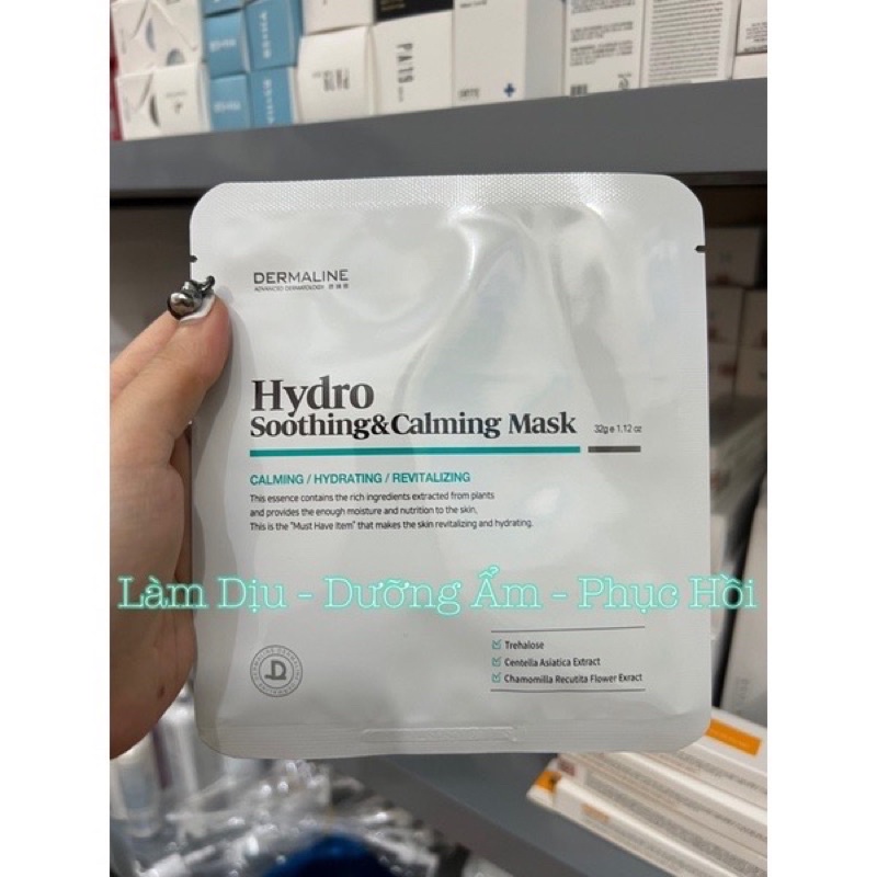 Dermaline - Crystal Hydrogel Facial Mask - Mặt Nạ Thạch Thuỷ Tinh Dẫn Nước Nâng Cơ Chống Lão Hoá
