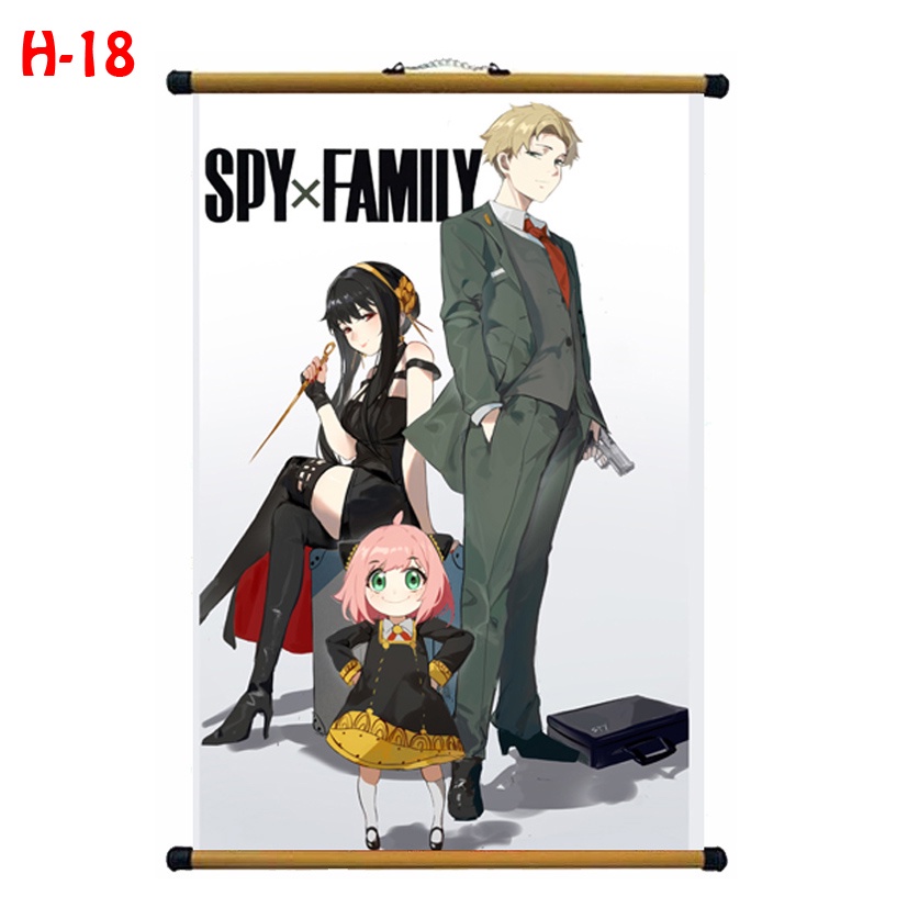 Poster/ Tranh Treo tường anime Spy X Family (Kích thước 30x40cm)