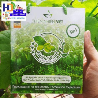 Cà Phê Xanh Thiên Nhiên Việt tem cào chính hãng 10 gói
