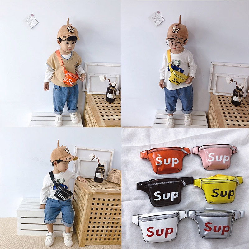 Túi Đeo Chéo In Chữ Đáng Yêu Cho Bé