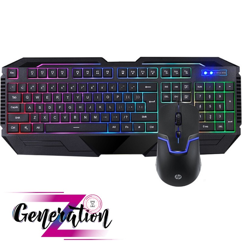 Combo phím + chuột HP GK 1100 - Keyboad+Mouse HP GK 1100 Đen led