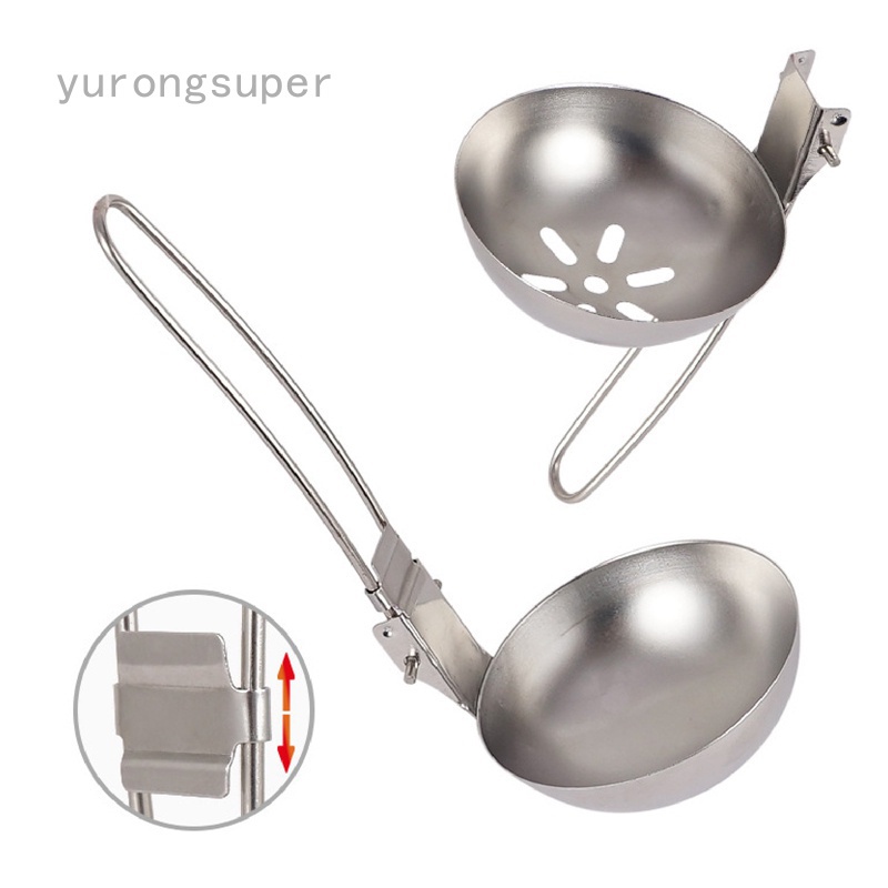 Muỗng múc canh có thể gấp gọn tiện dụng khi đi cắm trại
