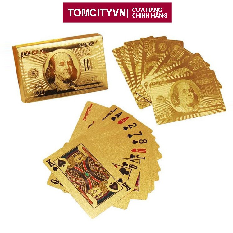 Bộ Bài Tây Golden Pocker Chống Nước