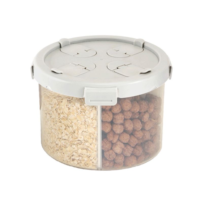 Hộp Nhựa 4 Ngăn Đựng Ngũ Cốc / Ngũ Cốc Tiện Dụng Cho Nhà Bếp