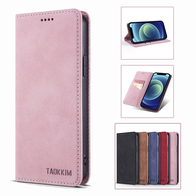 Bao Da Điện Thoại Dạng Ví Nắp Lật Có Ngăn Đựng Thẻ Cổ Điển Cho For Iphone 11 Pro Max 6 6s 7 8 Se2 Plus X Xs Max Xr