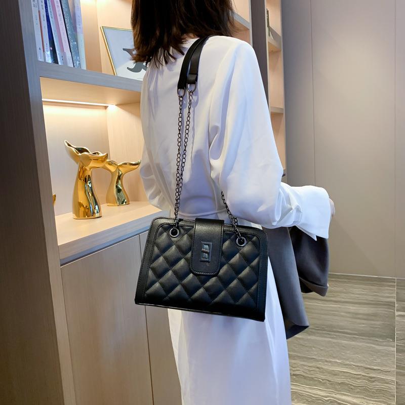 Túi xách nữ JASMIN NOIR họa tiết kẻ ca rô thời trang cá tính