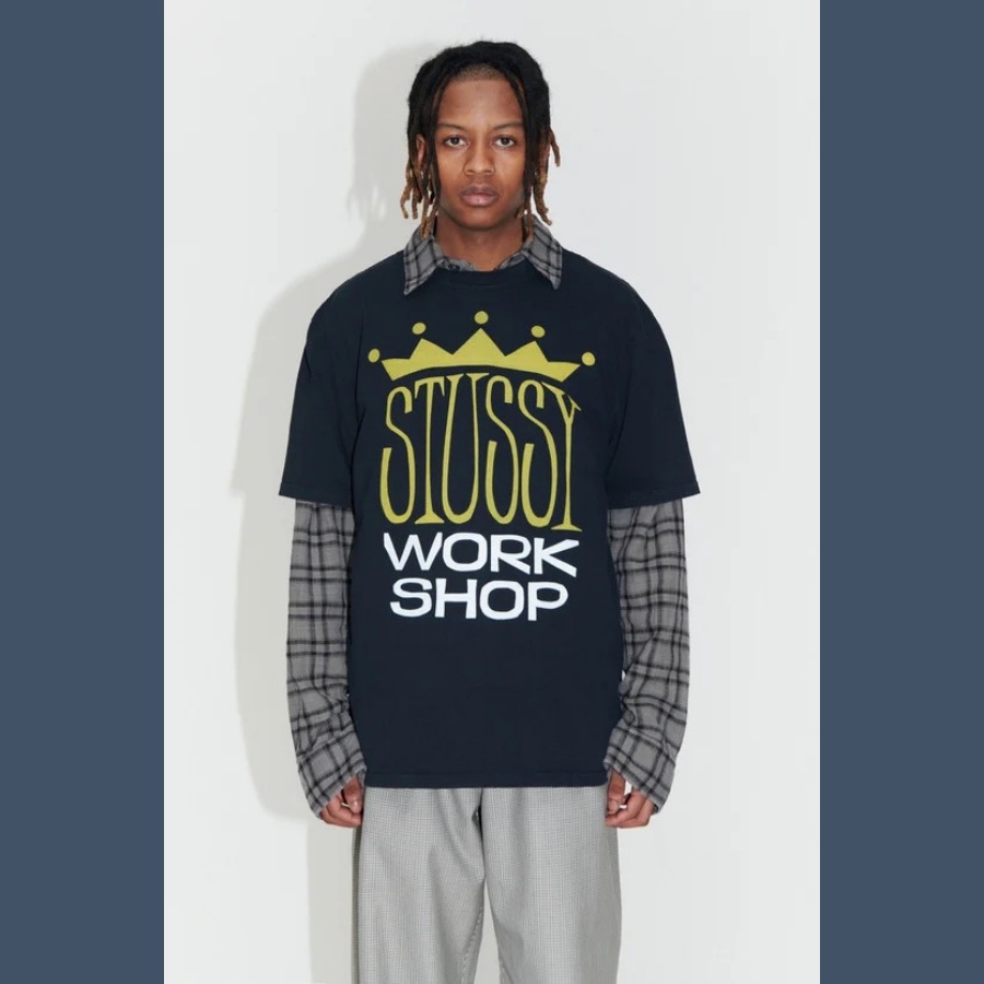 ⚡️[BEST QUALITY]⚡️ Tee Stussy x Our Legacy King Size Pigment Dyed Tee,áo phông stusssy hàng cao cấp