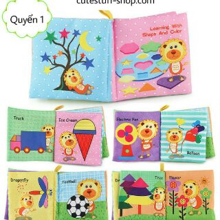 Sách vải MS04 (4 quyển)