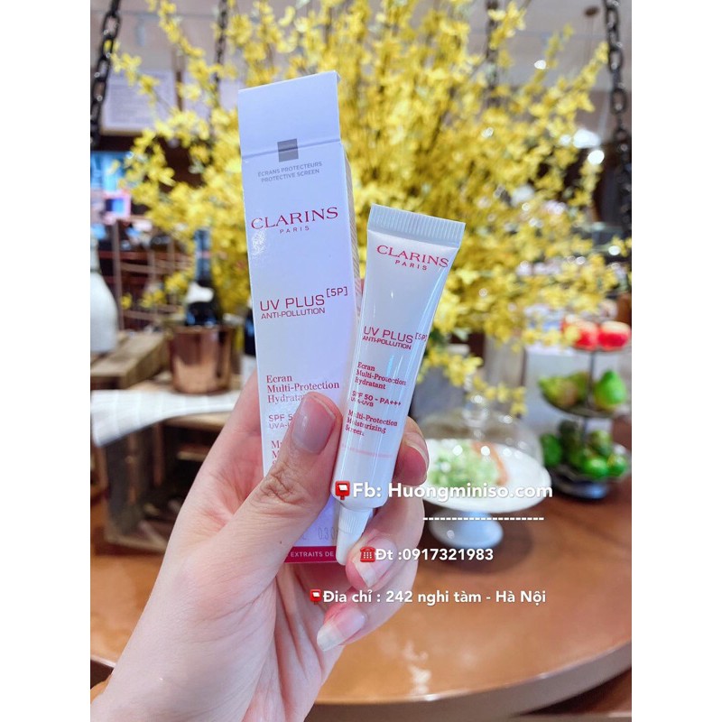 kem chống nắng Clarins vạch hồng