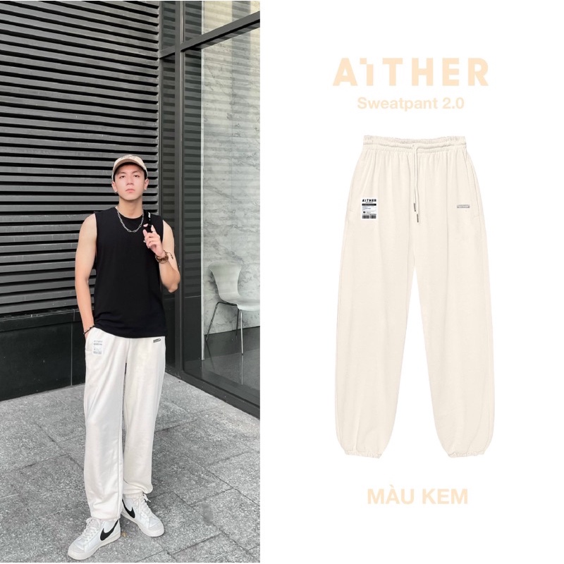 AITHER STUDIO Quần nỉ ống bo Basic Sweatpants V.1