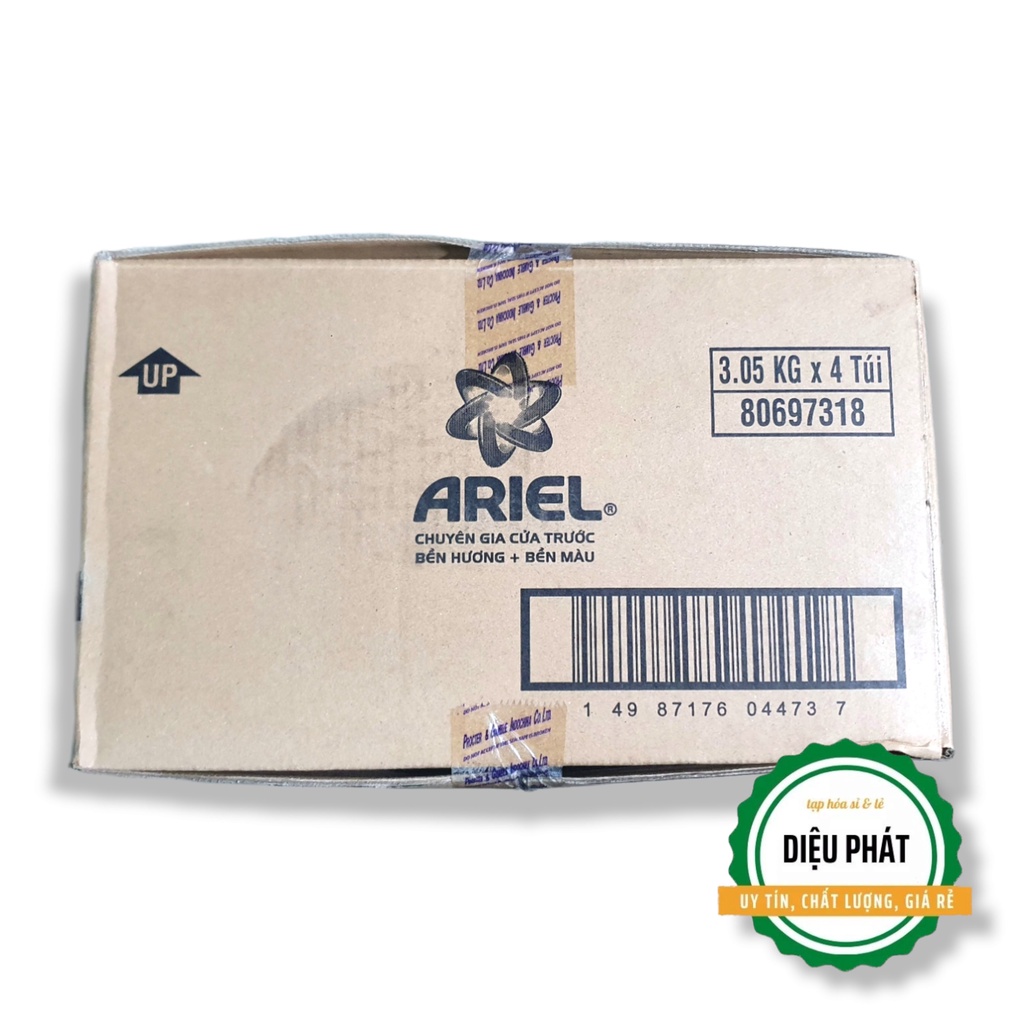 ⚡️  Nước Giặt Ariel Chuyên Gia Cửa Trước Bền Hương Bền Màu Hương Sen & Nhài Túi 3 Lít