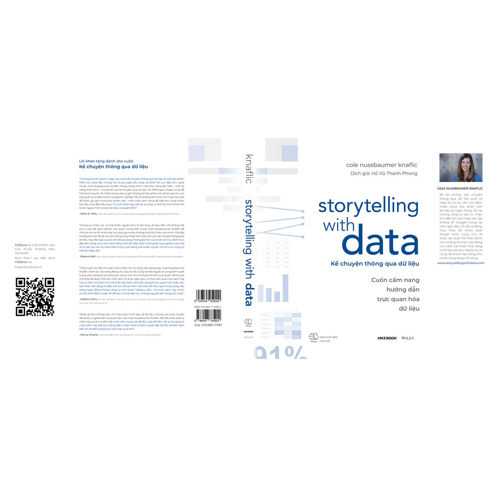 Sách - Storytelling with Data - Kể chuyện thông qua dữ liệu - Cuốn cẩm nang hướng dẫn trực quan hoá dữ liệu