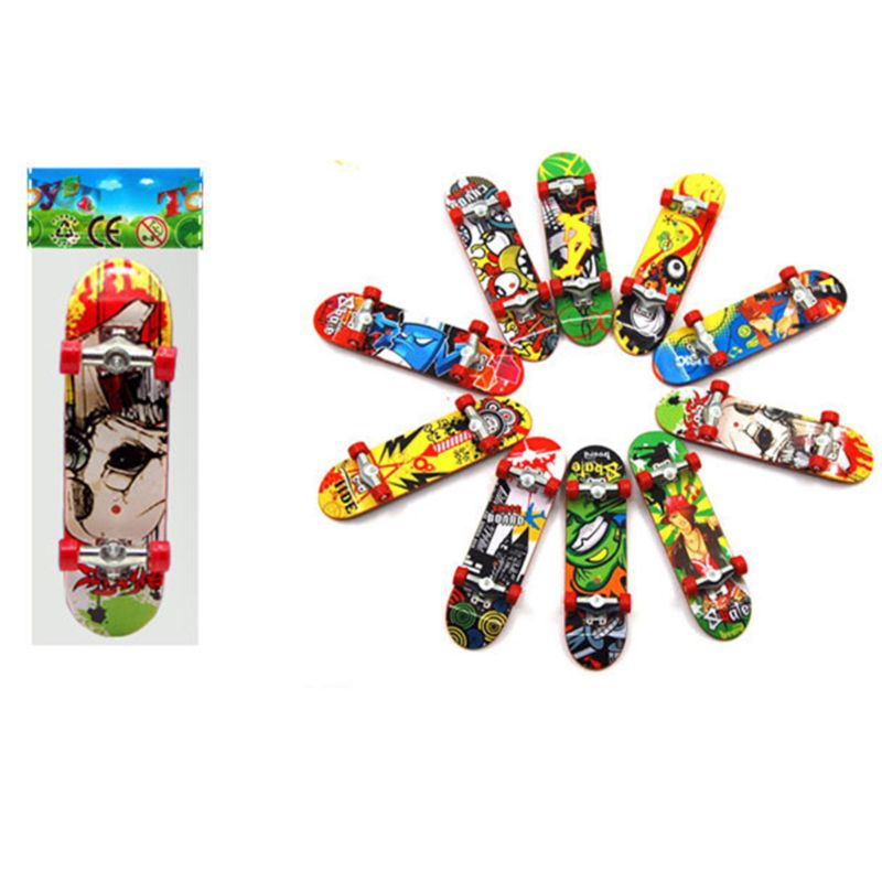Set 2 Ván Trượt Ngón Tay Mini Bằng Hợp Kim