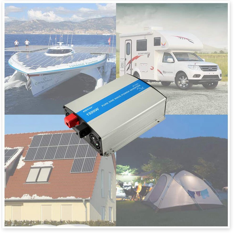 KÍCH INVERTER EPEVER SINE CHUẨN CÔNG SUẤT 1500VA, 12VDC - chính hãng, siêu bền, bảo hành 1 đổi 1 trong vòng 2 năm
