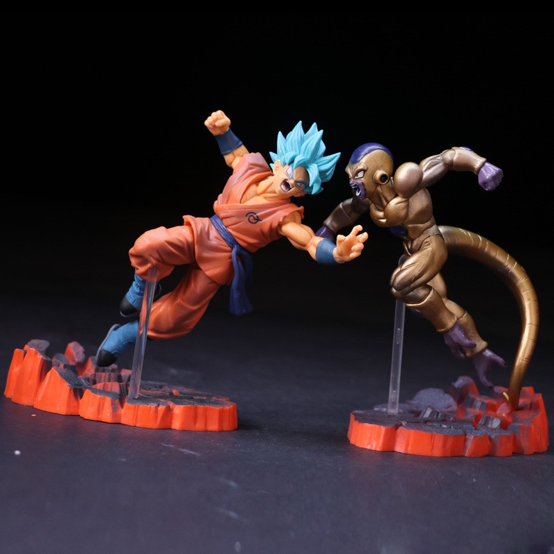 Mô Hình Figure Dragon Ball - Super Son Goku, Trunks vs Goku Black [Tặng Poster]