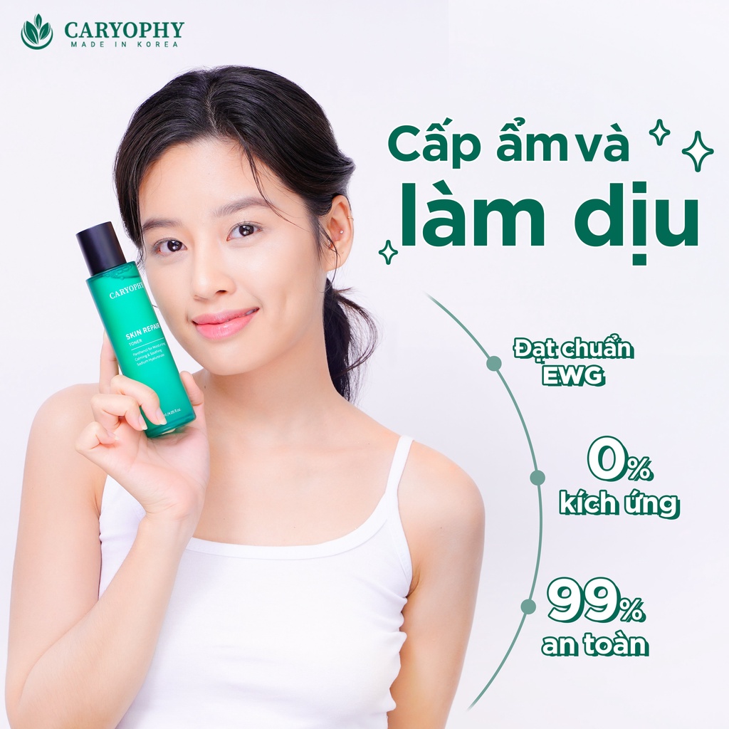 Nước Cân Bằng Cấp Nước Và Làm Dịu Da Caryophy Skin Repair Toner 120ML