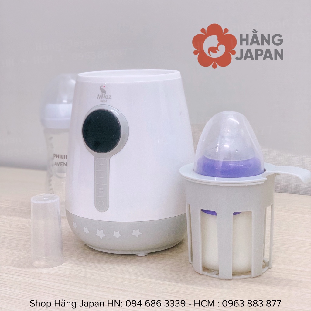 Máy hâm sữa siêu tốc thông minh moaz bebe MB-021 Hàng chính hãng