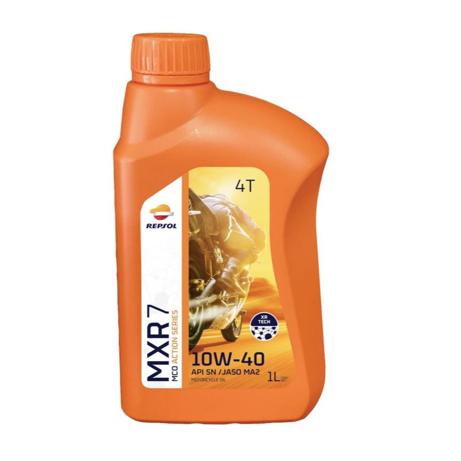 [Repsol Chính Hãng] Nhớt xe số cao cấp Repsol Moto MXR 7 4T 10W40 1L - Dùng cho xe Wave, Sirus, Exciter, Winner