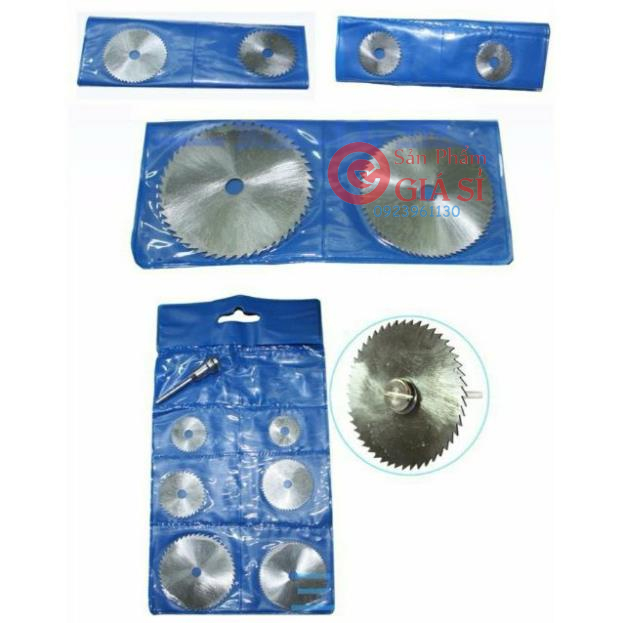 Bộ 6 lưỡi cưa hợp kim cho máy khoan mài mini -Trắng ❤️freeship❤️