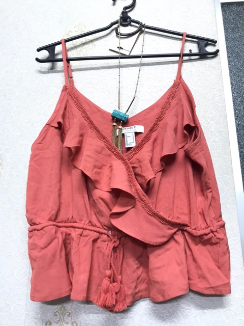 Áo dây cam f21 Vnxk