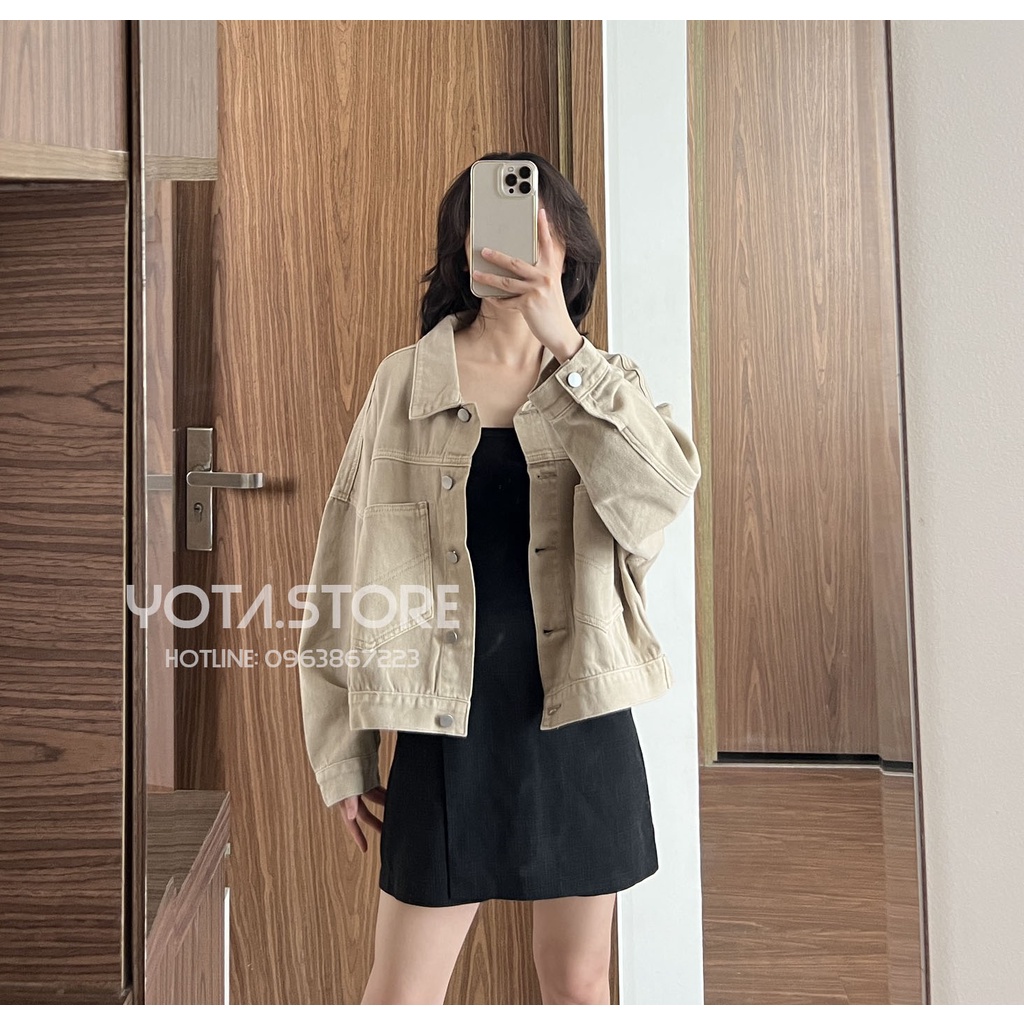 Áo khoác jeans dáng lửng - KJ96