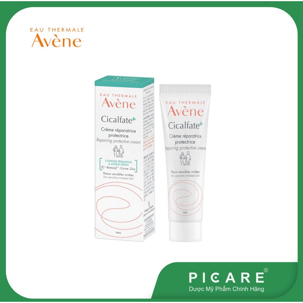 [CHÍNH HÃNG] Kem phục hồi da, lành sẹo, chống nhiễm khuẩn Avene Cicalfate Cream 40ml