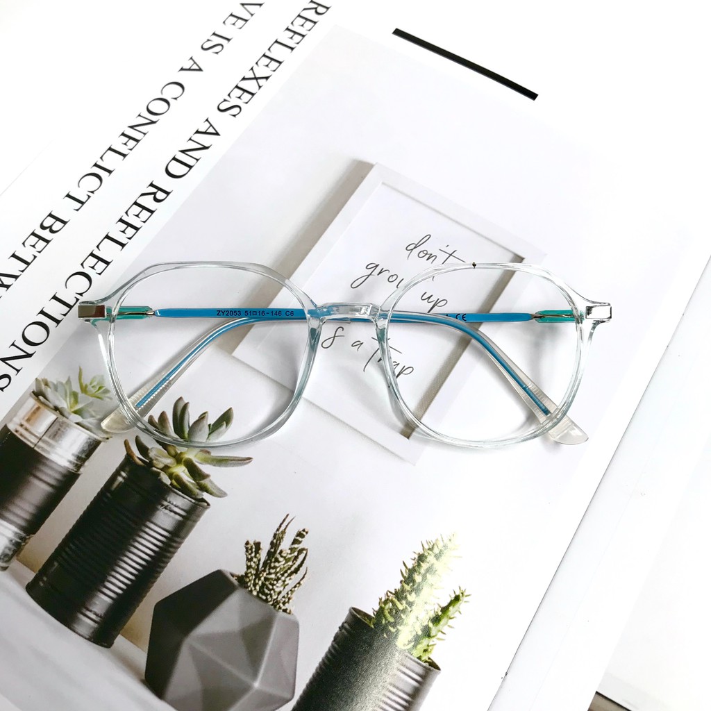 [ FREE MẮT CẬN ] Gọng Kính Cận Nam Nữ Phong Cách Retro Mắt Đa Giác OBE 2053ZY | BigBuy360 - bigbuy360.vn