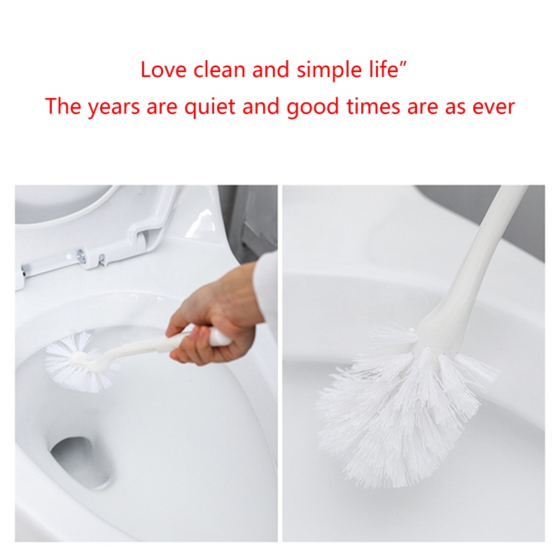 Bàn Chải Vệ Sinh Toilet Với Đế Cong Tiện Dụng