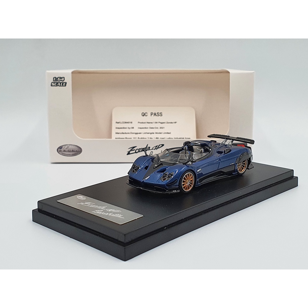 Xe Mô Hình Pagani Zonda 1:64 LCD Models ( Xanh Dương )