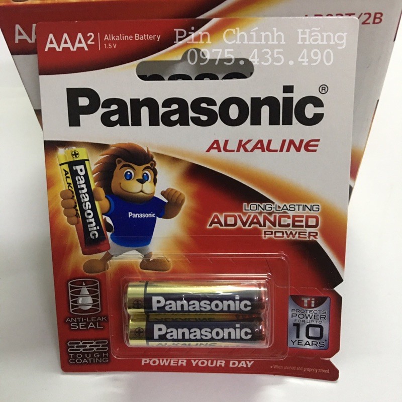 Pin AA / AAA Panasonic Alkaline Chính Hãng Vỉ 2 Viên, Vỉ 4 Viên