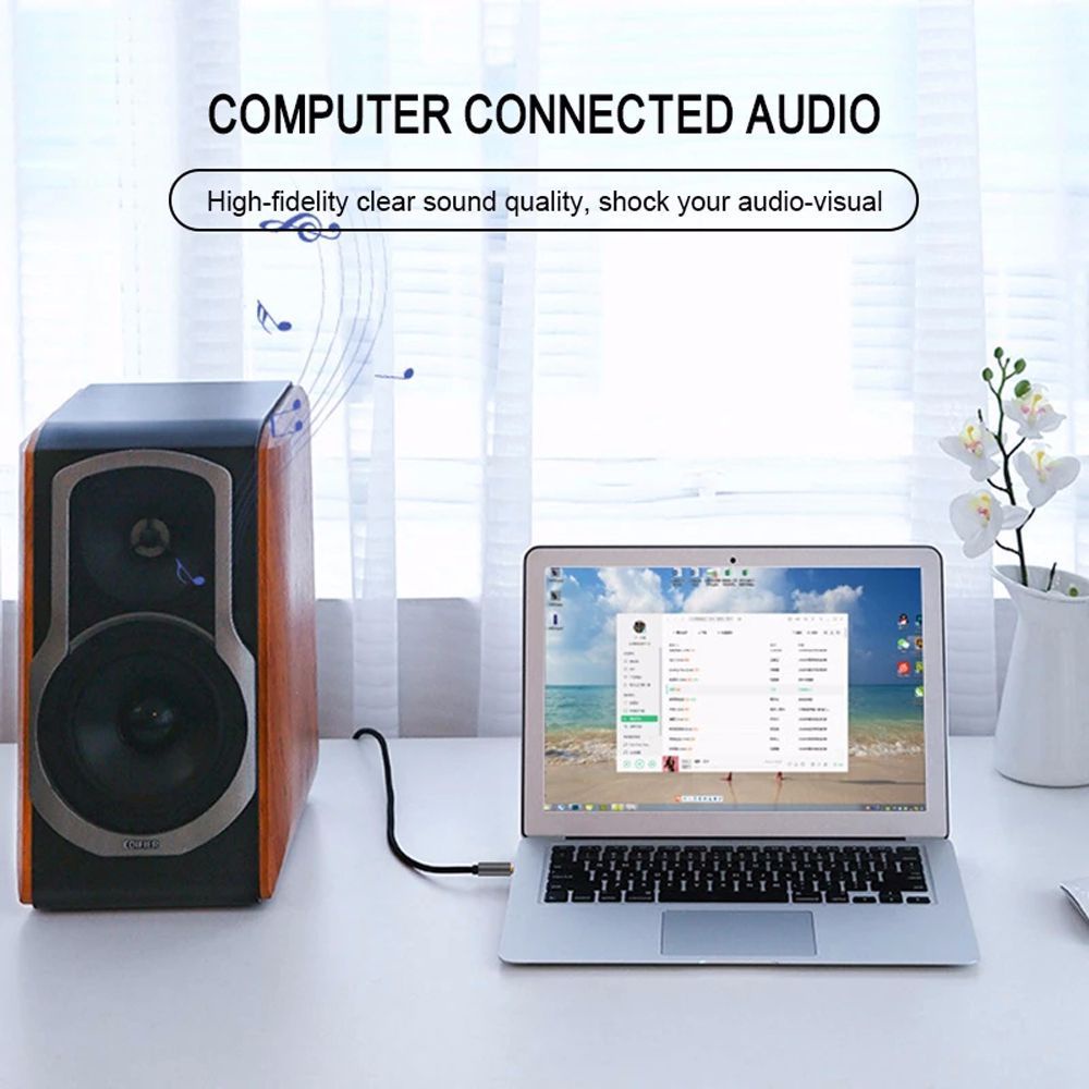 Dây Cáp Âm Thanh Aux Giắc Cắm 3.5mm Chất Lượng Cao Cho Điện Thoại / Máy Tính | BigBuy360 - bigbuy360.vn