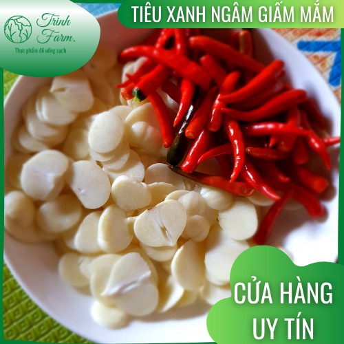 Tiêu Xanh ngâm Giấm Mắm