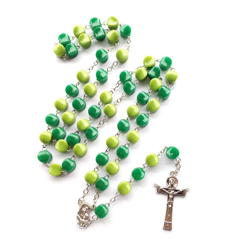 Vòng cổ Chuỗi Hạt Thánh Saint Benedict Medal Faith Jerusalem Cho Nữ