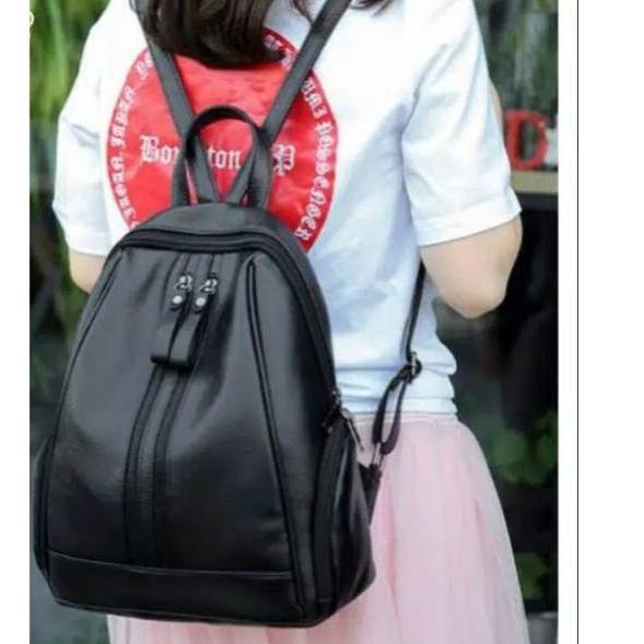 Phổ Biến || Tvvrh Balo Da Tổng Hợp Chính Hãng Có Khóa Kéo Cao Cấp Phong Cách Hàn Quốc Dành Cho Nữ Tuổi Teen 01 / MINI 20DEC - MINI
