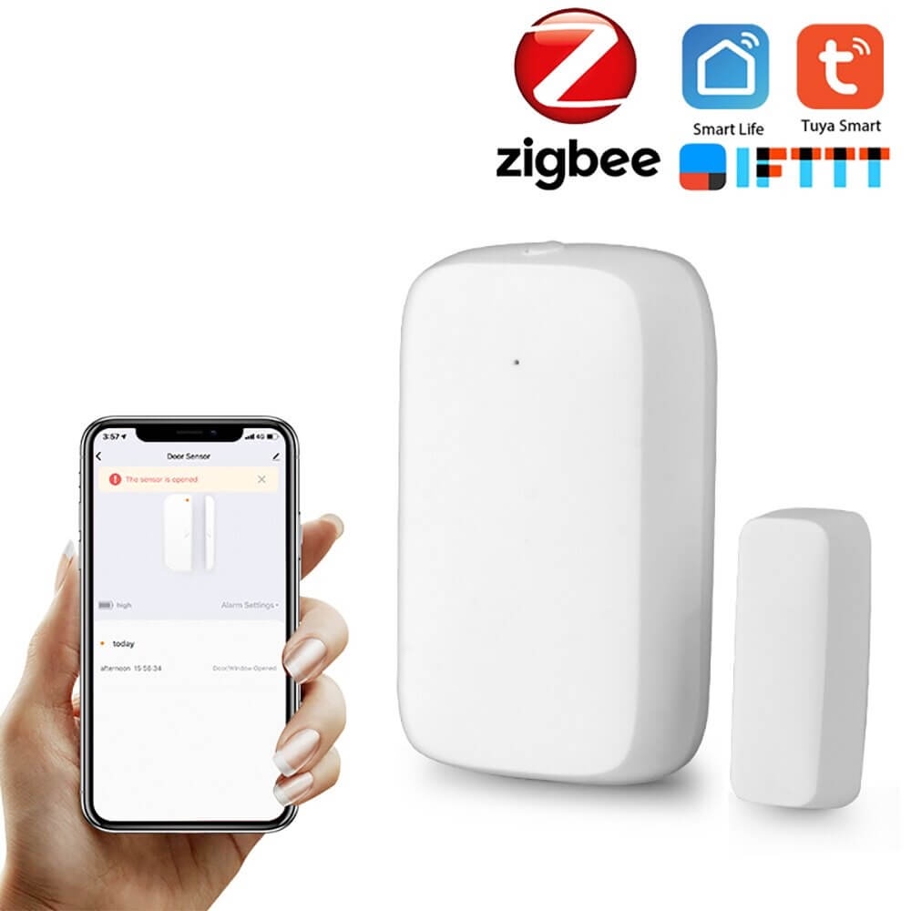 Cảm biến cửa Tuya Door Sensor Zigbee - Tương thích Google Home, Alexa