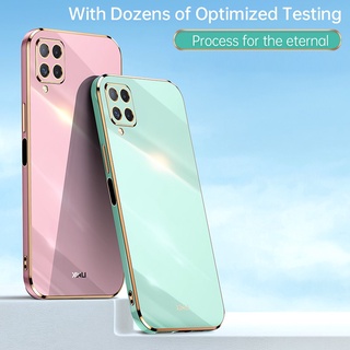 Ốp điện thoại tpu silicon mềm mạ viền thời trang cho Samsung Galaxy A22 A32 A52 A72 M32 M22 A52S
