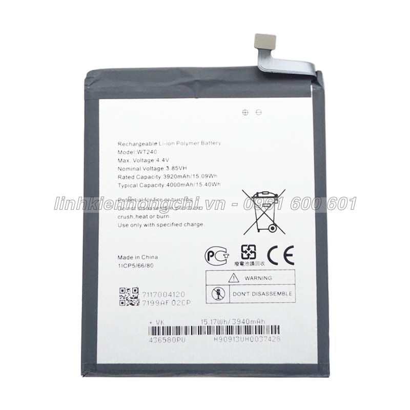 Pin điện thoại Nokia 3.2 TA-1156 TA-1159 TA-1164 Zin