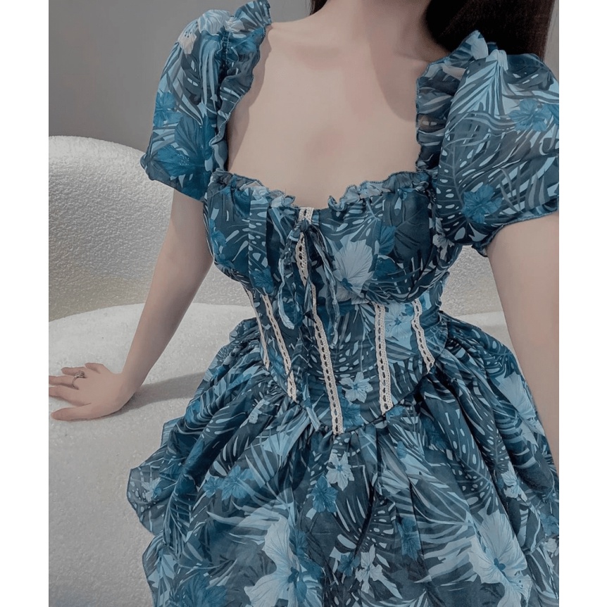 (Free ship) Mẫu HOT Đầm Voan Có MÚt Có Lót Quần Siêu Hack Dáng UP HHP Fashion