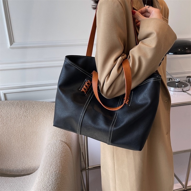 Túi Tote Đeo Vai / Xách Tay Cỡ Lớn Phong Cách retro Mới 2022 NB00443